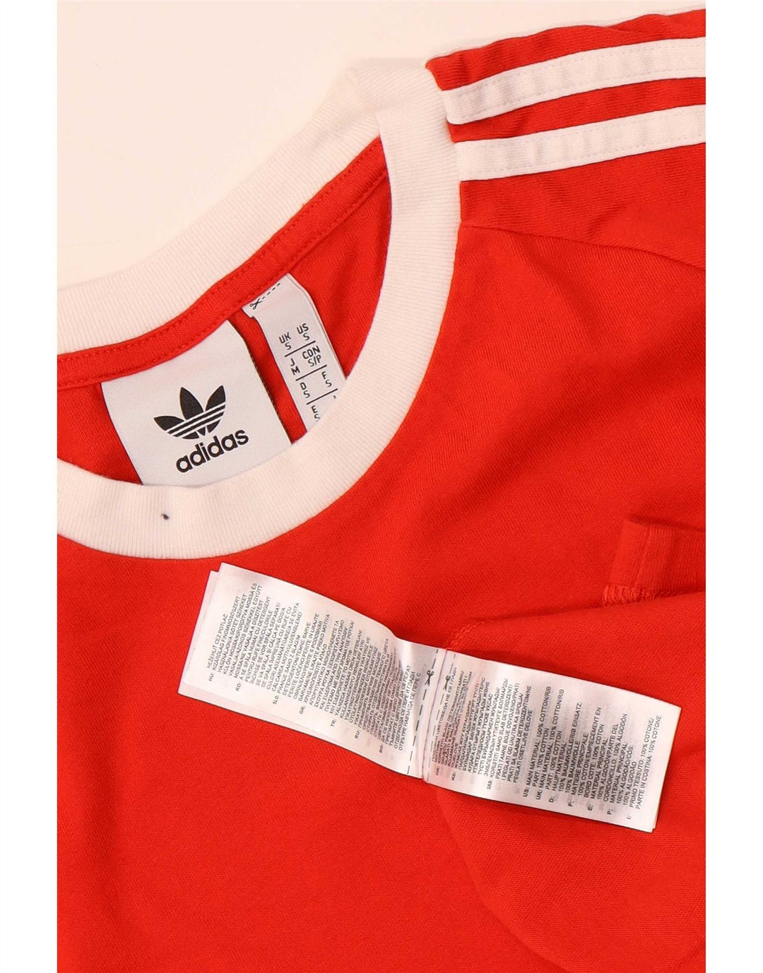 Camiseta Adidas Hombre Top Small Rojo
