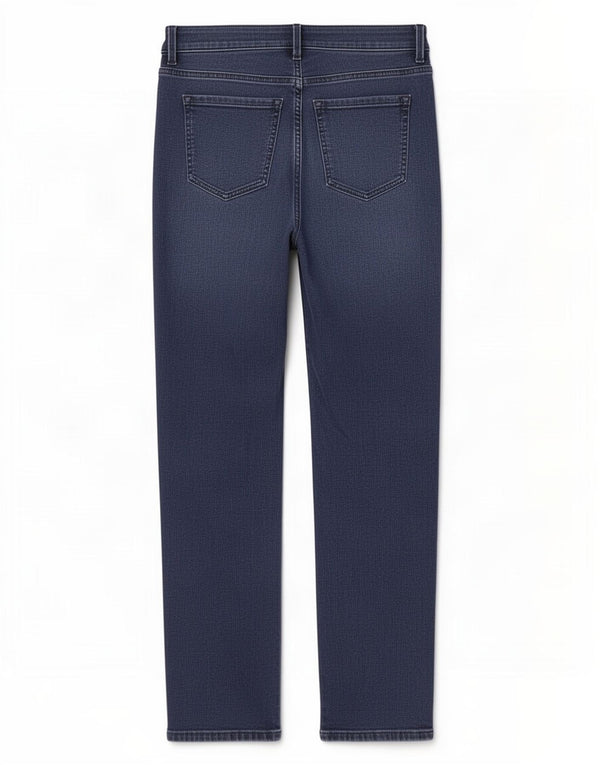 Marks & Spencer Vaqueros Rectos para Mujer UK 40 Large W32 L29 Azul Marino