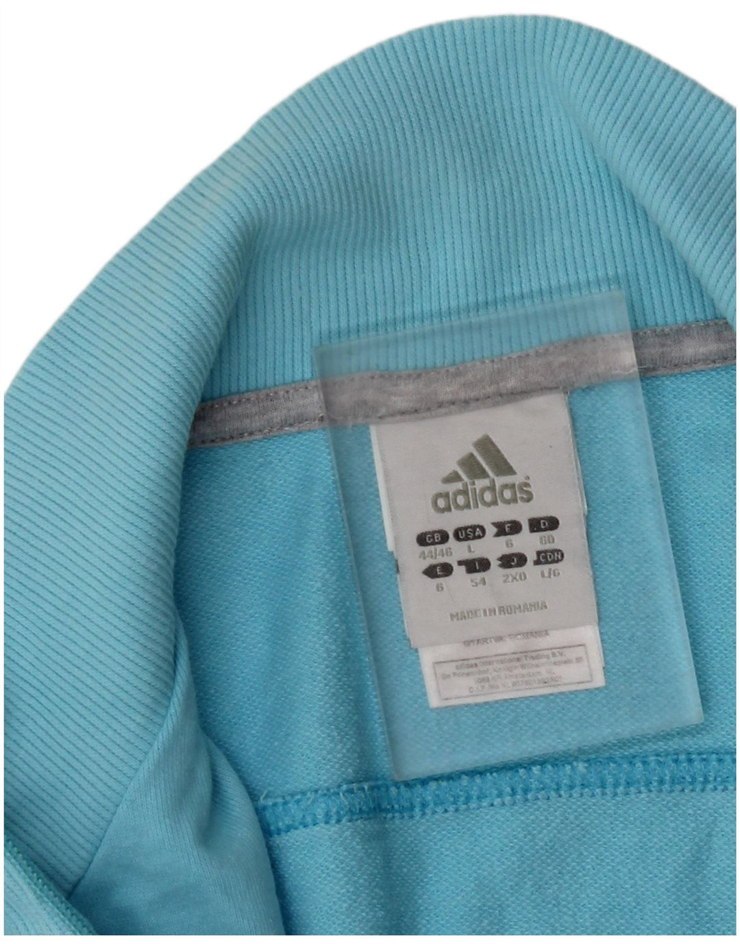 ADIDAS Chaqueta superior de chándal para mujer EU 44/46 Algodón azul grande