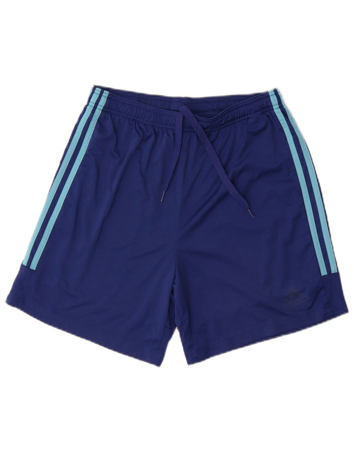 Adidas Hombre Aeroready Sport Shorts Medio Azul Marino Poliéster