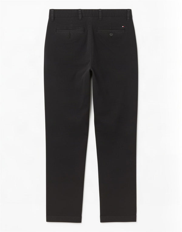 Tommy Hilfiger Pantalones chinos ajustados para hombre W30 L32 Algodón negro