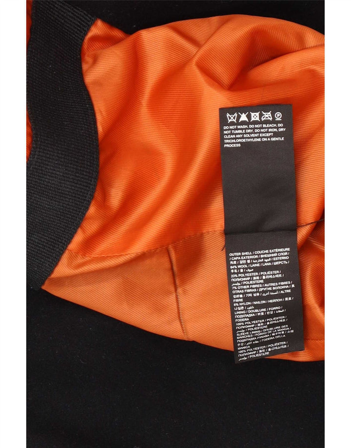 Superdry Chaquetón para hombre UK 36 Small Lana azul marino