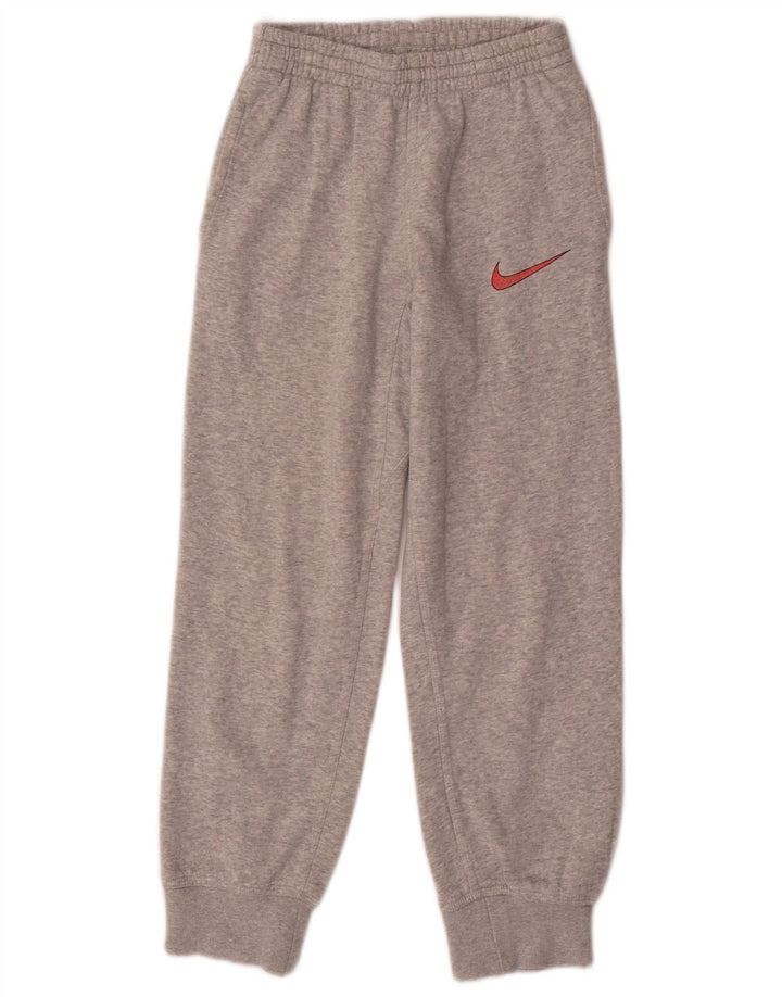 Nike - Pantalones de chándal para niño, 10-11 años, color gris medio jaspeado