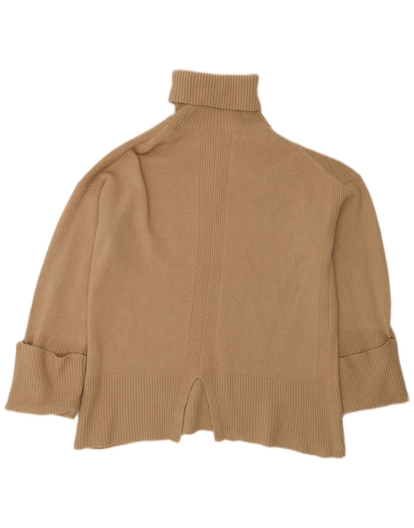 Reiss Suéter extragrande con cuello vuelto para mujer UK 6 XS Lana beige