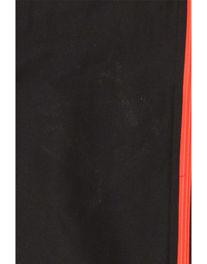 Adidas Boys Graphic Chándal Top Chaqueta 11-12 Años Negro Poliéster
