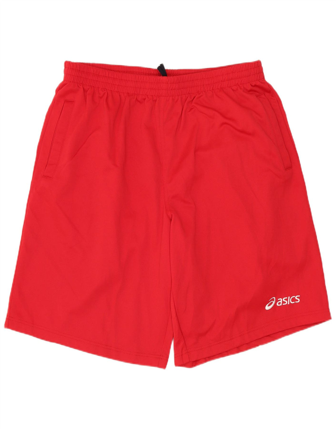 ASICS Pantalones cortos deportivos para hombre poliéster rojo medio