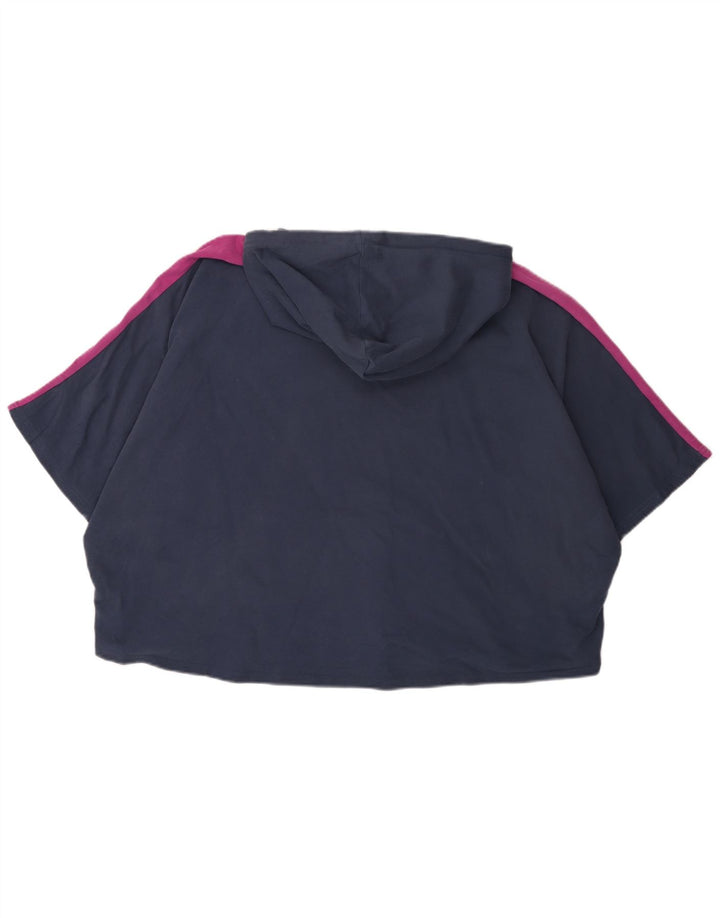 PUMA Jersey con capucha extragrande para mujer UK 12 Medium Azul marino