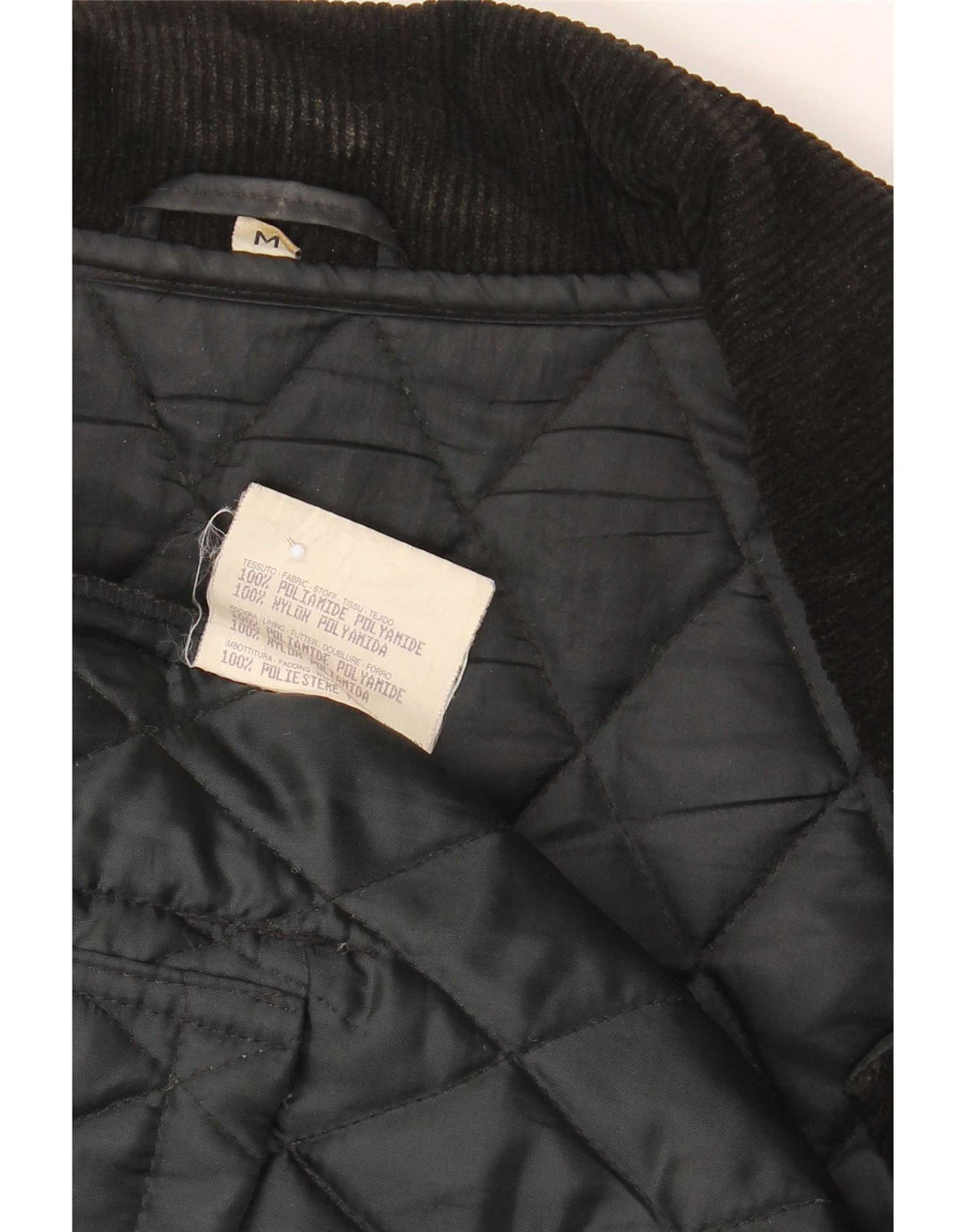 Brugi Chaqueta acolchada para hombre UK 38 Mediana Poliamida negra