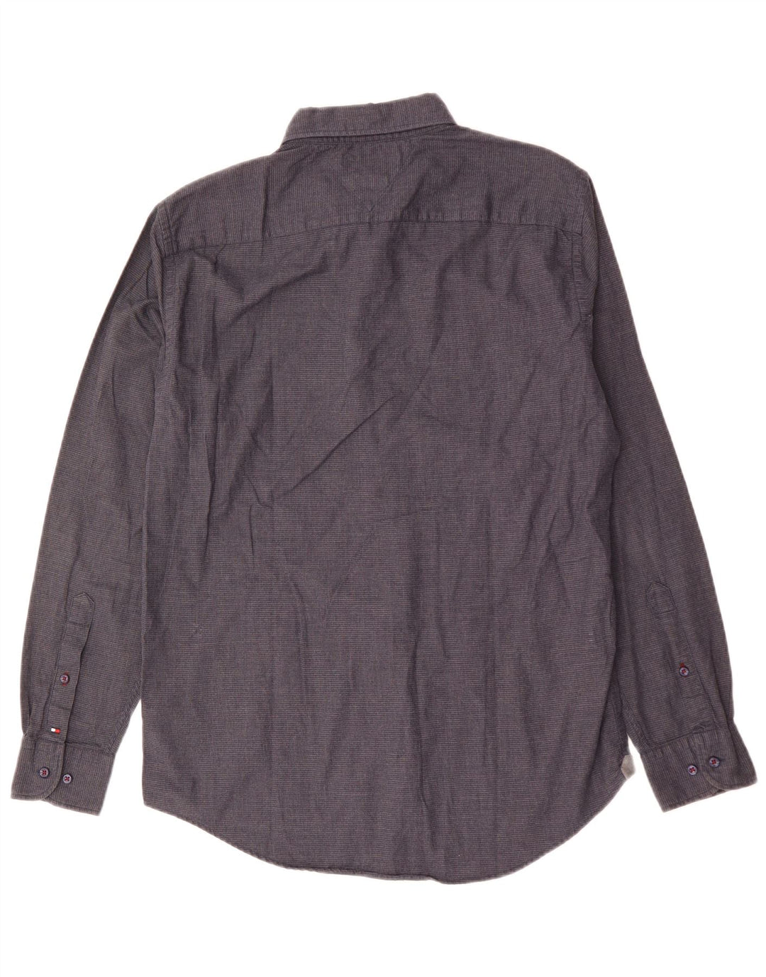 Camisa Tommy Hilfiger Hombre New York Fit Algodón Gris Medio