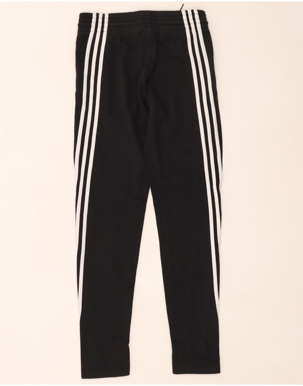 Adidas Pantalones de chándal para mujer UK 8/10 Small Black Cotton