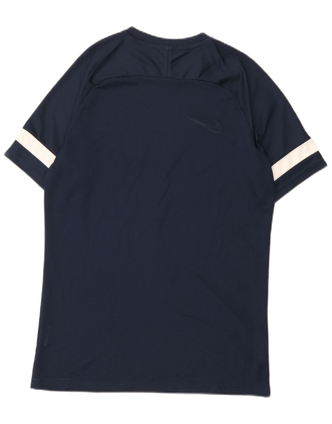 Camiseta Nike Dri Fit para hombre Top medio azul marino color block Poliéster