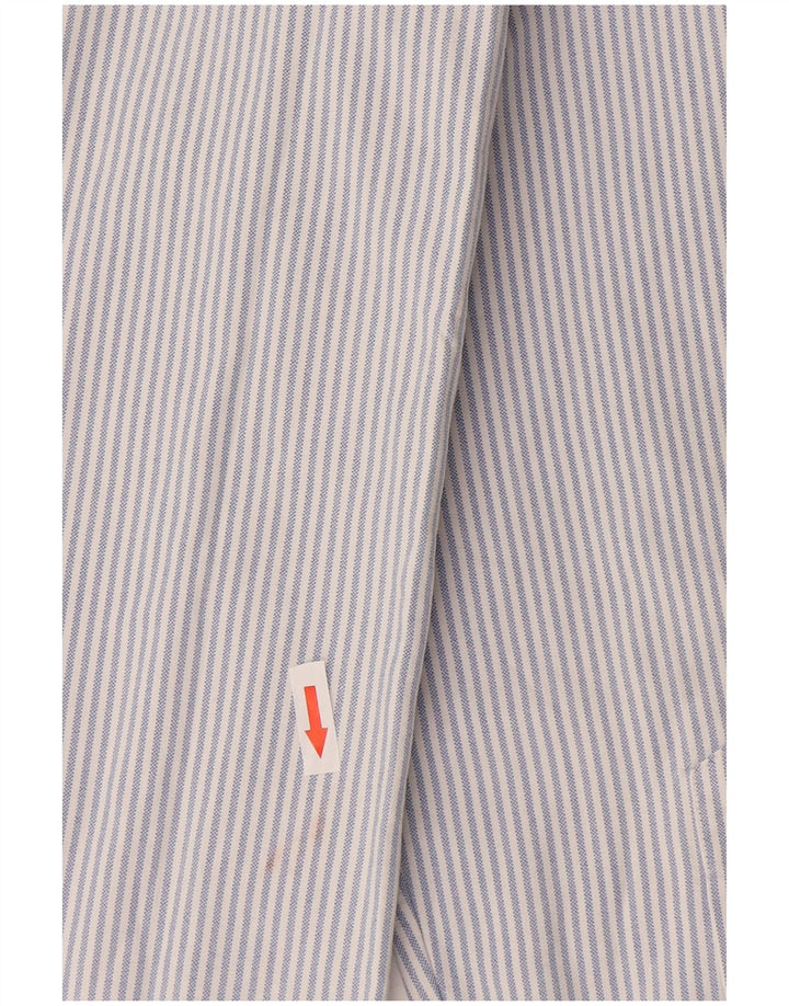 Ralph Lauren Camisa De Corte Clásico Para Hombre Algodón A Rayas Azul Medio