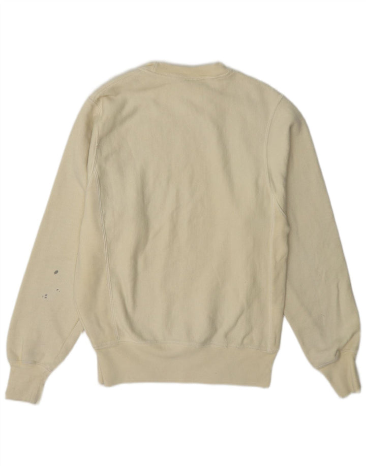 Champion Sudadera Jumper XS Off White Algodón Hombre