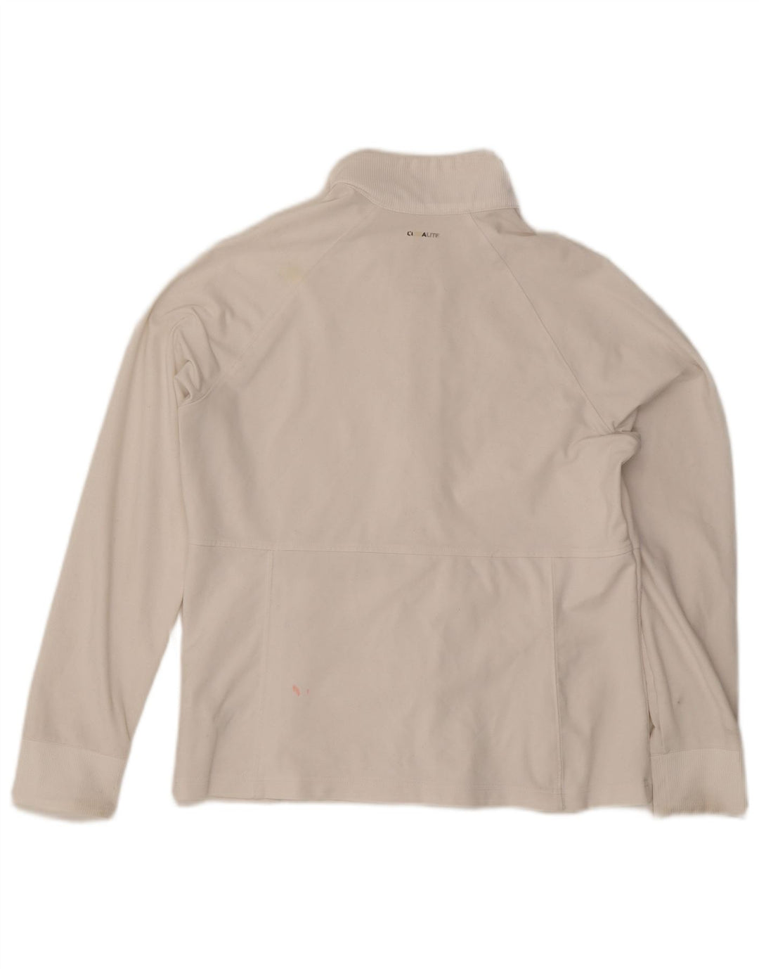 Adidas - Chaqueta de chándal para mujer, talla 40, poliéster blanco grande