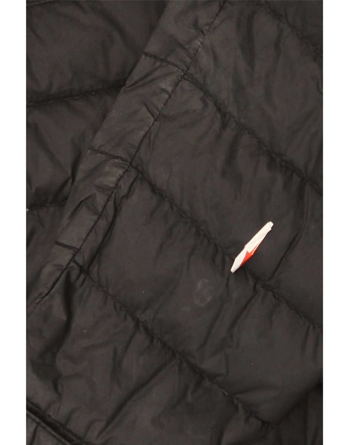 Massimo Dutti Chaqueta Acolchada Hombre UK 40 Large Nylon Negro