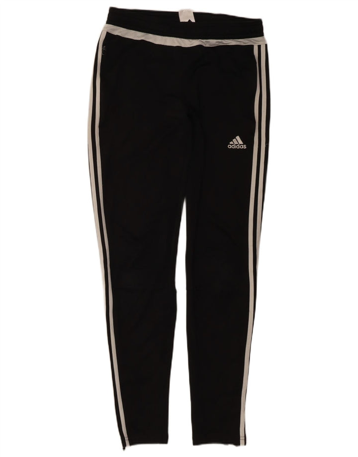 ADIDAS Mujer Climacool Chándal Pantalones UK 8/10 Pequeño Negro Poliéster