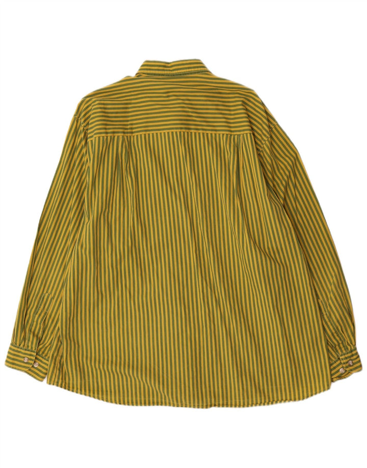 REEMARC Camisa Hombre XL Algodón Rayas Verde