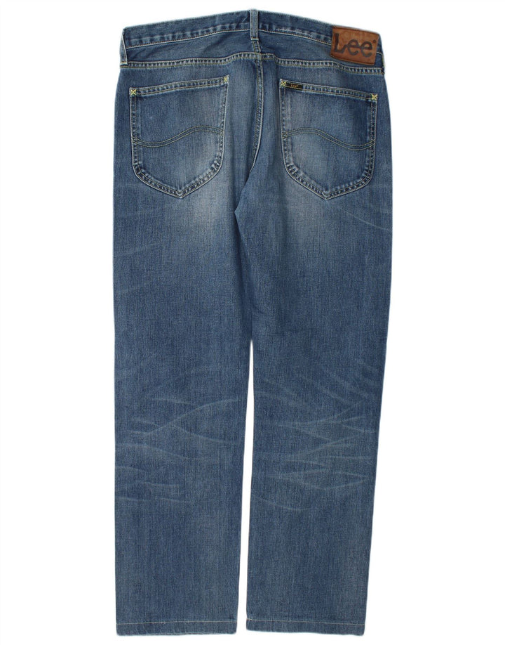 Lee Vaqueros Rectos Blake para Hombre W34 L30 Algodón Azul