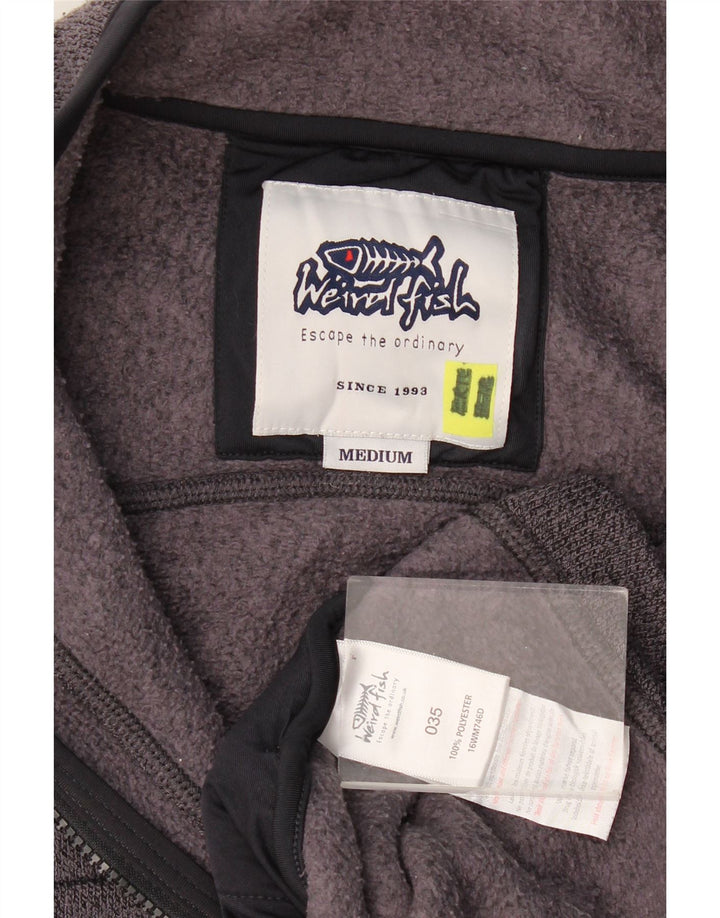 Weird Fish Chándal para hombre Chaqueta superior Poliéster moteado gris medio