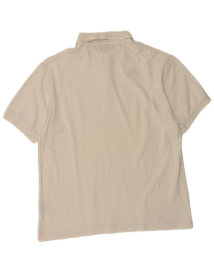 Kappa Polo Hombre XL Blanco Algodón