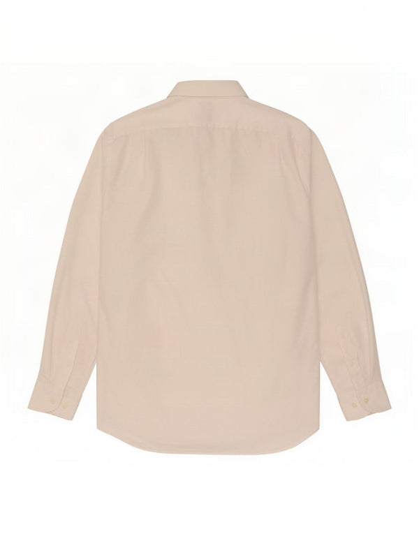 Camisa Boggi Hombre Regular Fit Talla 44 17 1/2 XL Algodón Blanco
