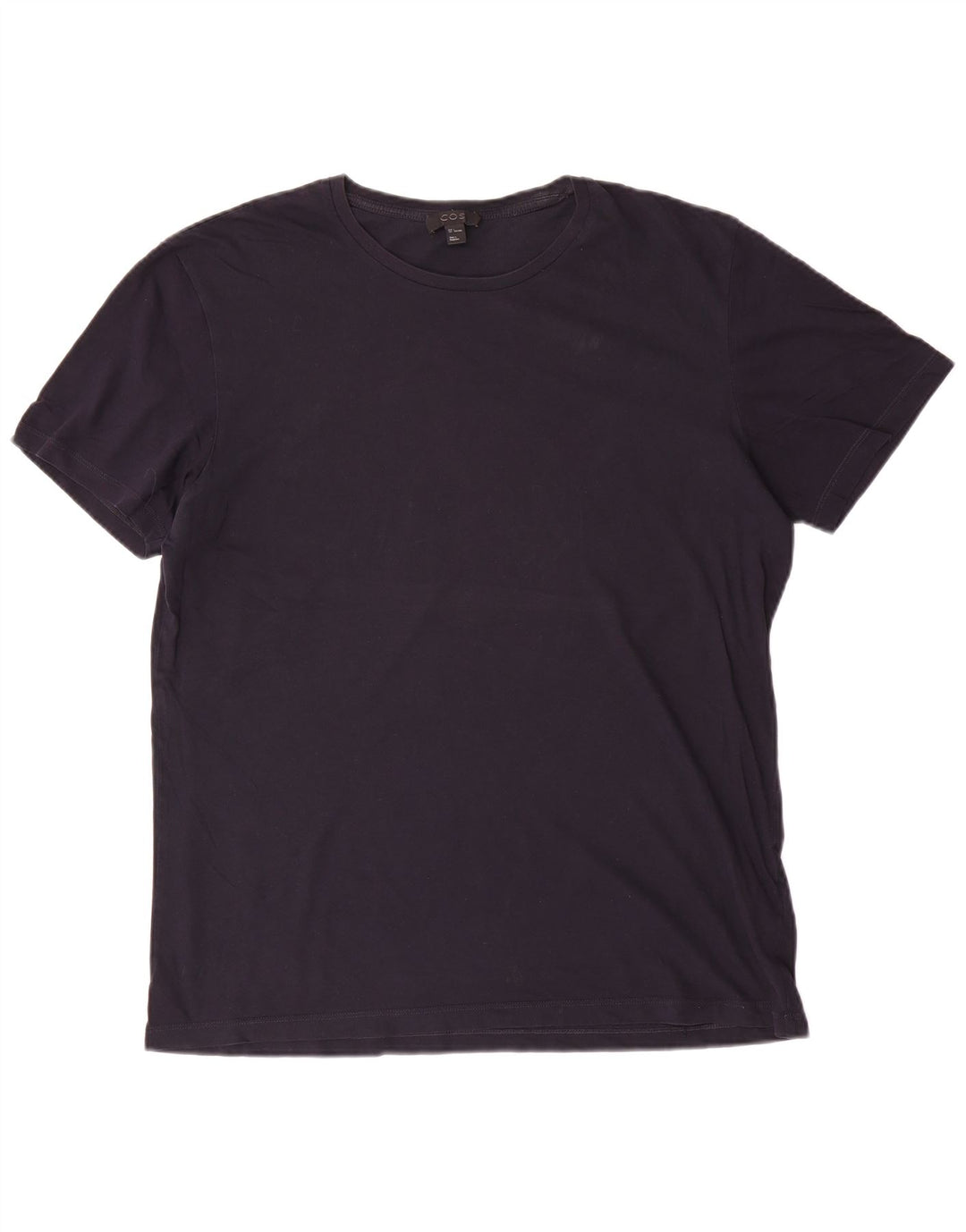Cos camiseta para hombre Top grande azul marino algodón