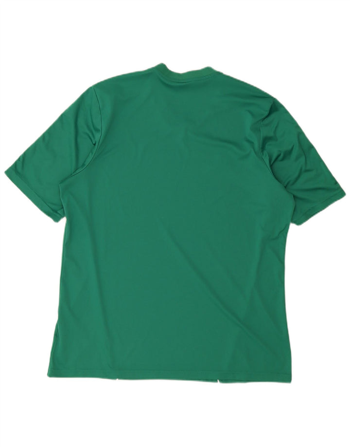 Adidas Hombre Camiseta Top XL Verde Poliéster