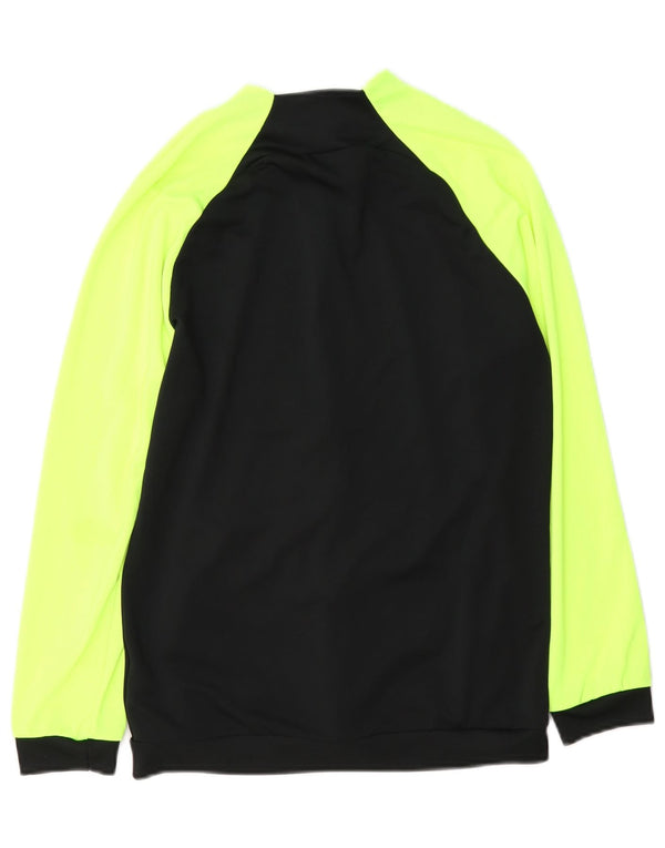 Nike Boys Dri Fit Chándal Top Chaqueta 12-13 años Grande Negro Colorblock