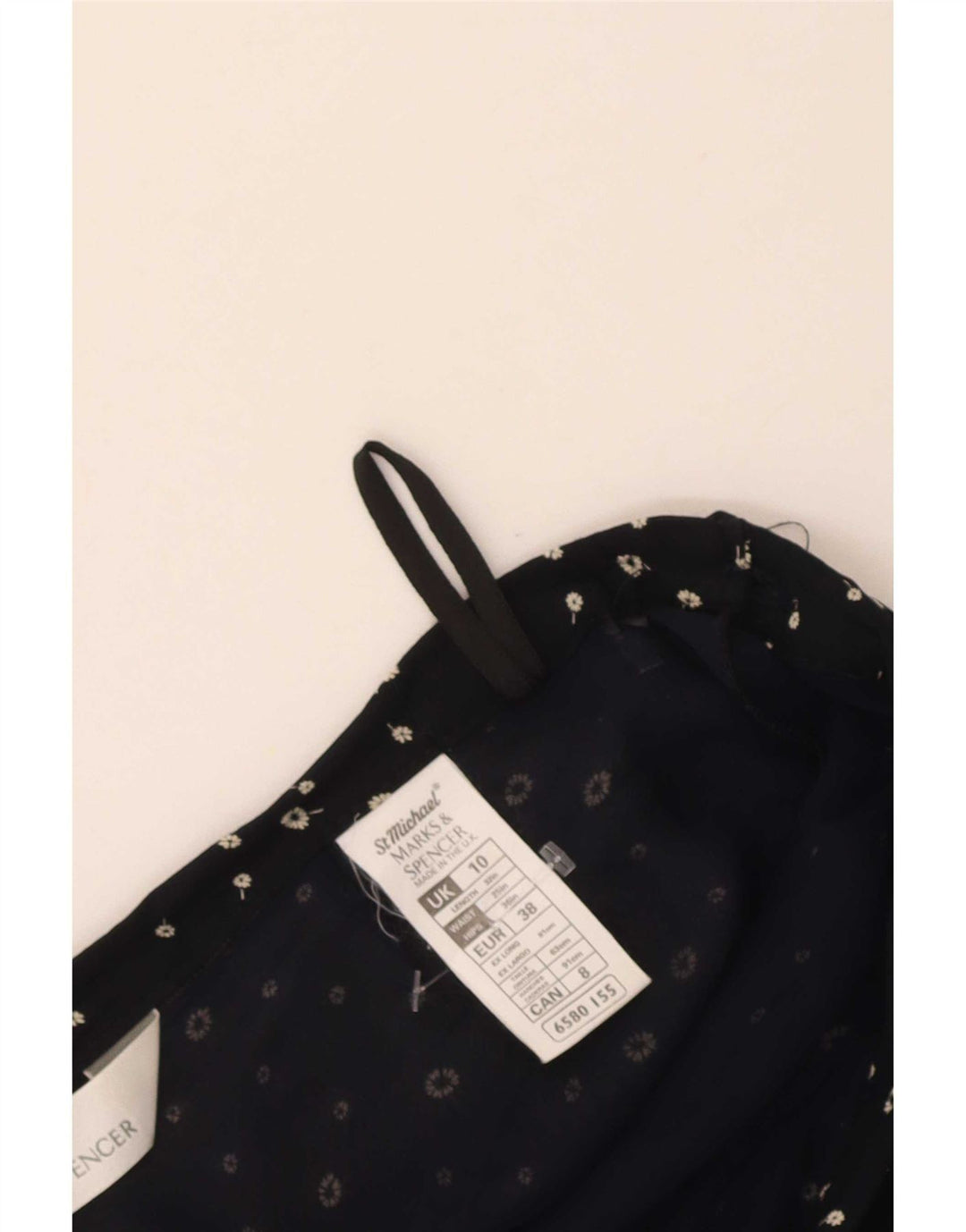 Marks & Spencer Falda acampanada St. Michael para mujer Reino Unido 10 Small W26 Azul marino