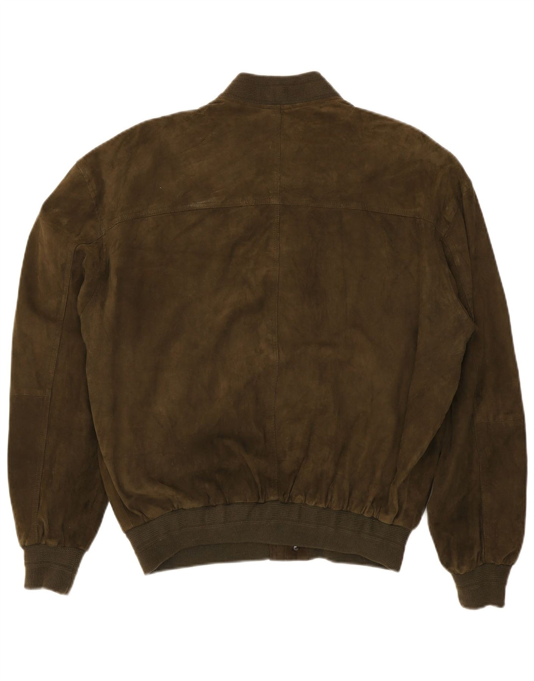Vintage hombres ante bomber chaqueta IT 52 XL cuero marrón