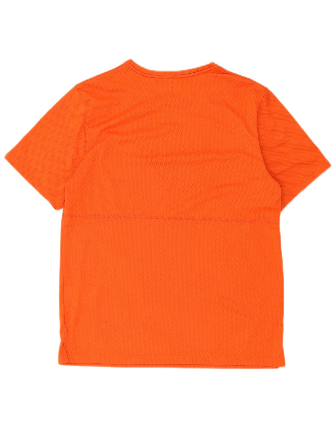 Camiseta Nike Dri Fit Graphic para hombre, parte superior de poliéster naranja medio