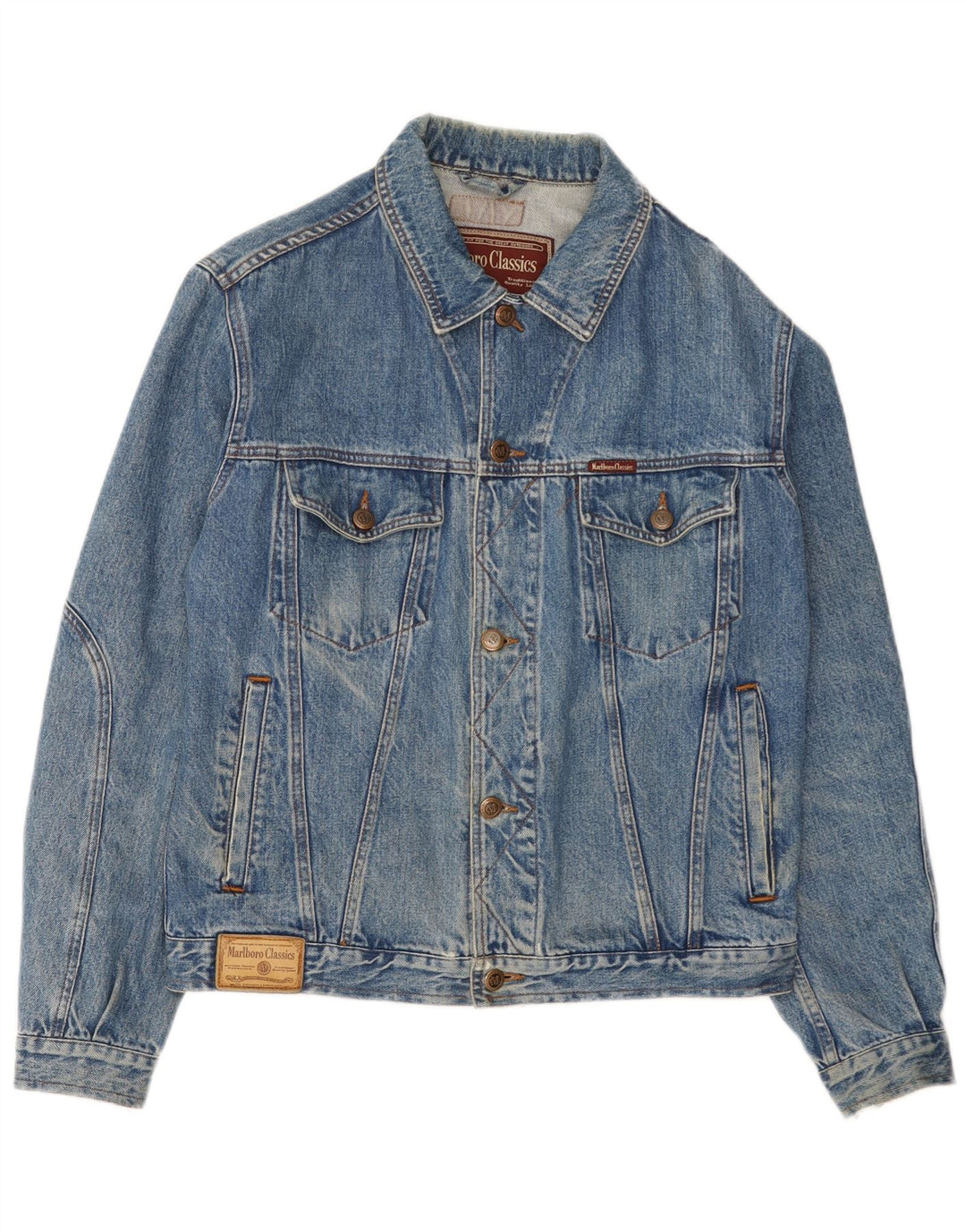 Marlboro Classics Chaqueta vaquera para hombre UK 38 Algodón azul medio