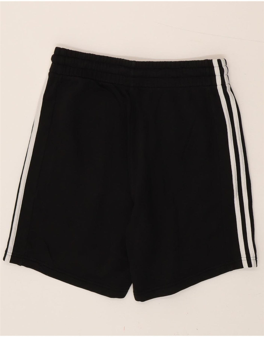 Adidas - Pantalones cortos deportivos para hombre, algodón negro mediano