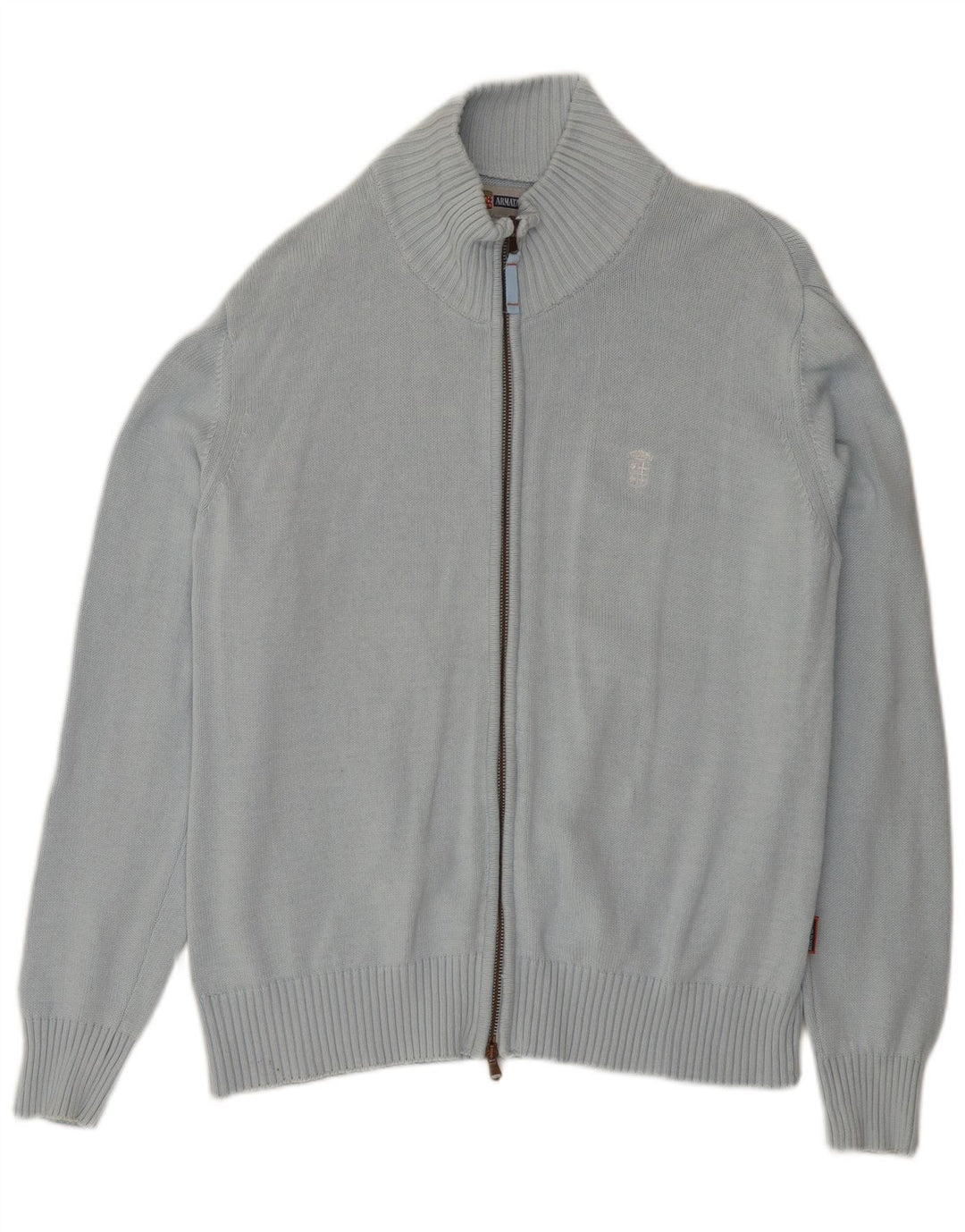 ARMATA DI MARE Cárdigan para hombre de algodón azul medio
