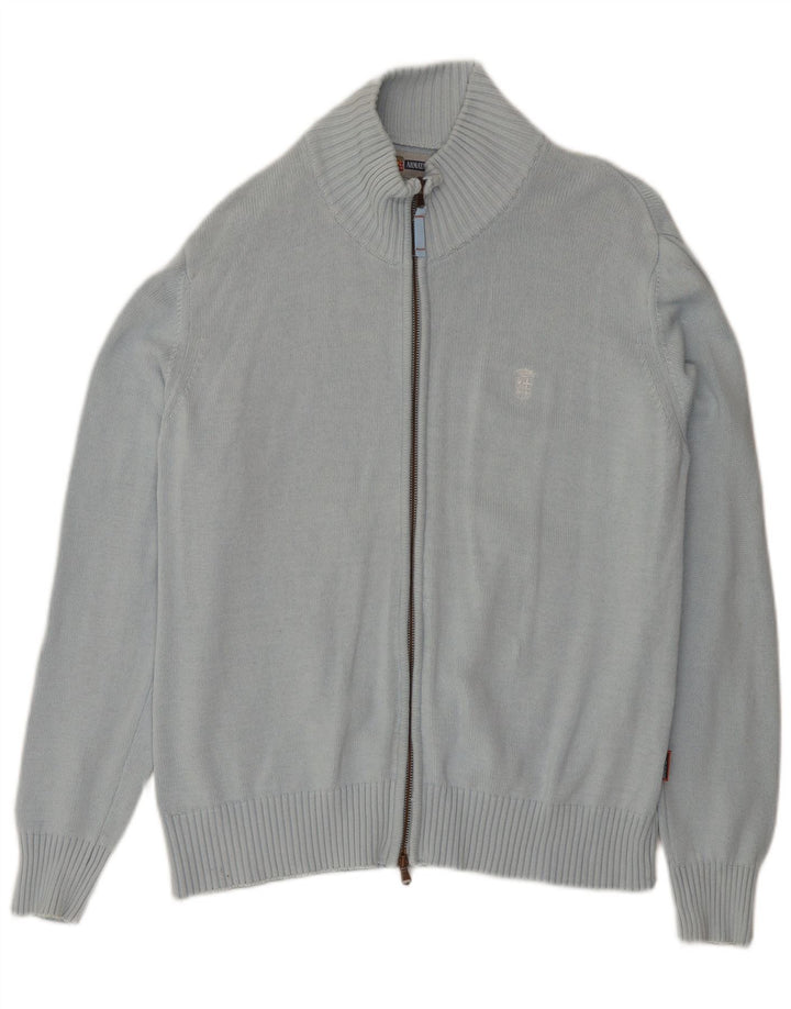 ARMATA DI MARE Cárdigan para hombre de algodón azul medio