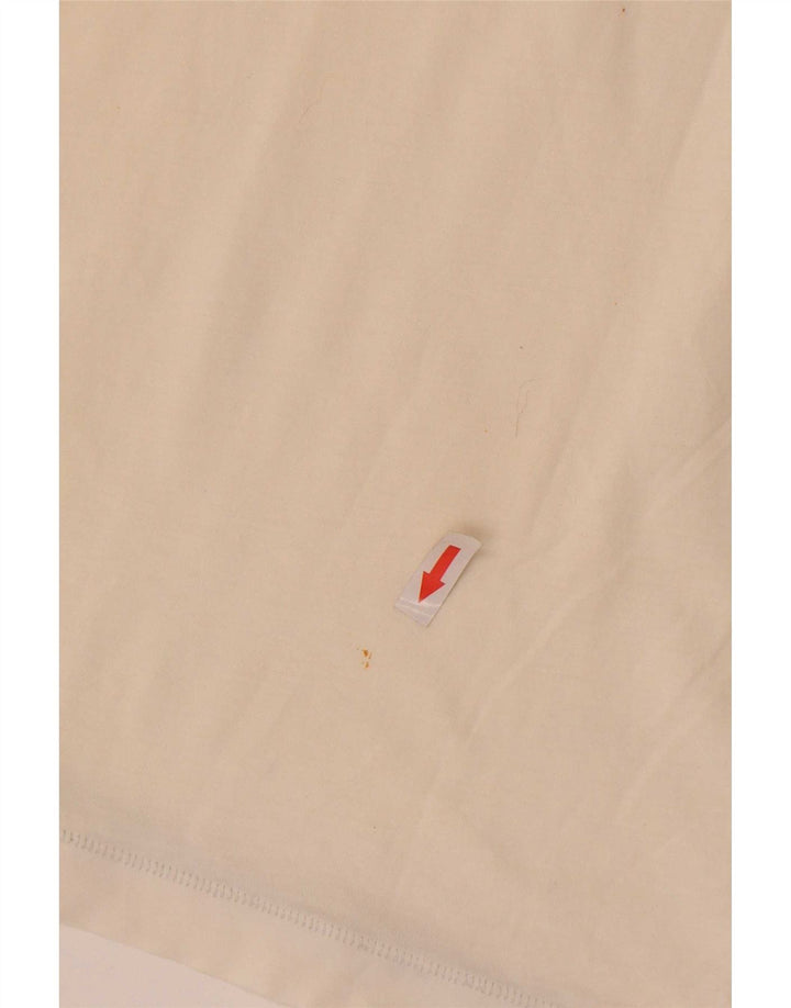 Gas - Camiseta gráfica para hombre, talla pequeña, color blanco