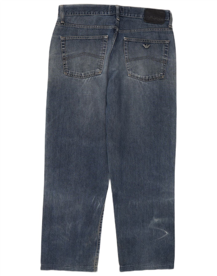 Armani Jeans Hombre Recto W36 L28 Azul