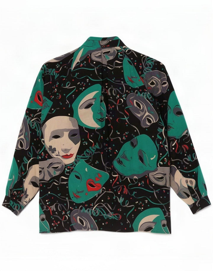 i Blusa camisera extragrande con gráfico para mujer Blues IT 42 Medium Black