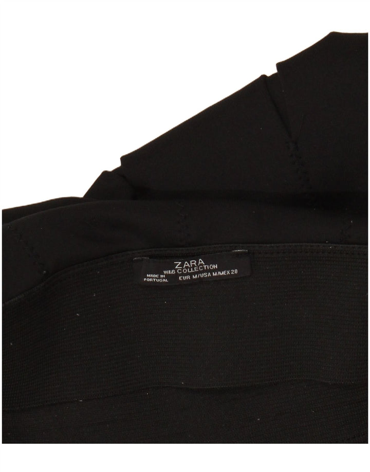 Zara Mujer Mini Falda Mediana W28 Negro
