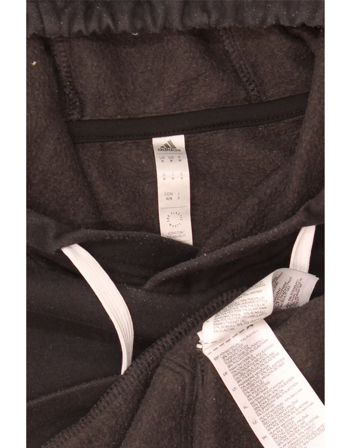 Adidas Hombre Sudadera Con Capucha Jumper Medium Negro Algodón