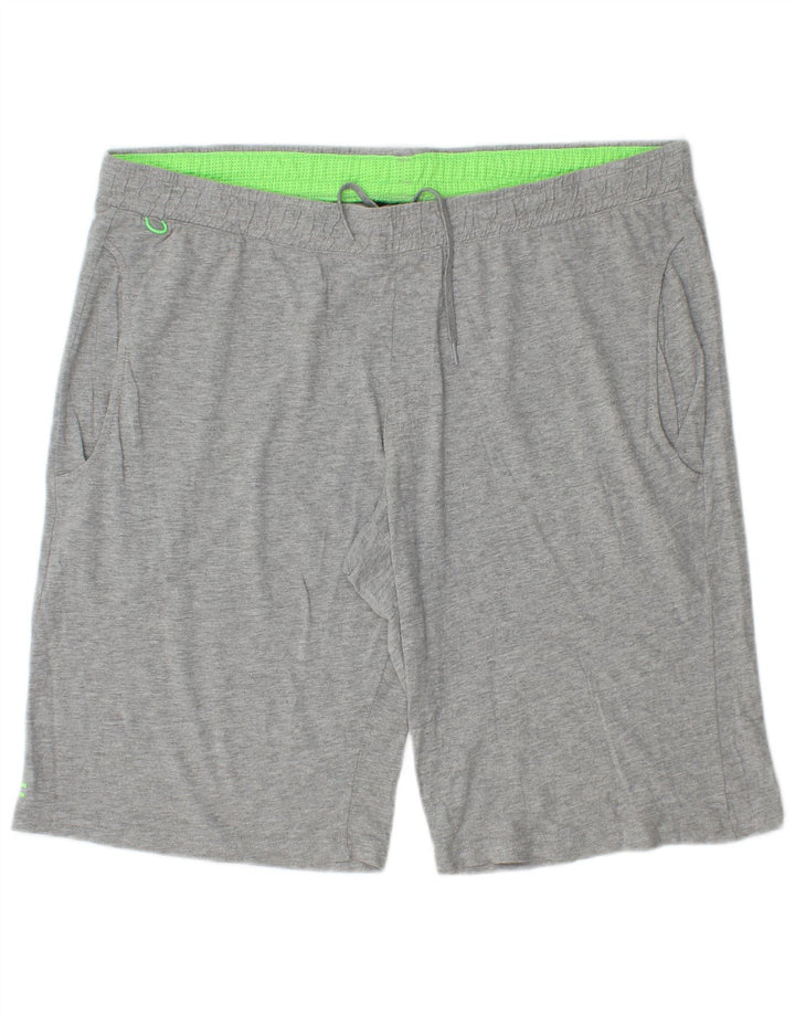 Lotto Pantalones cortos deportivos gráficos para hombre 2XL Gris