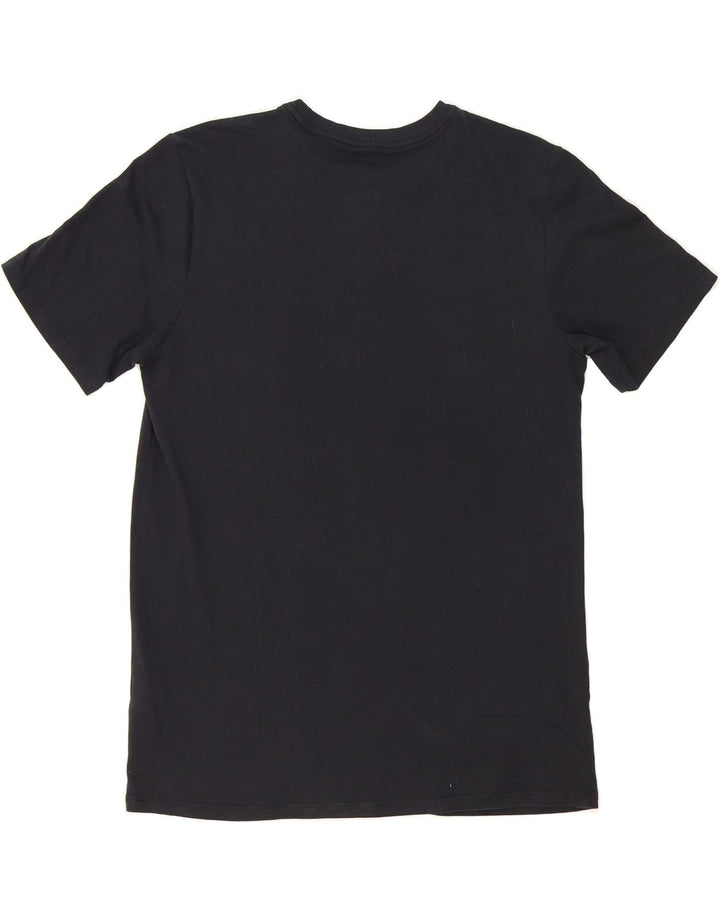 NIKE Mens Dri Fit Graphic T-Shirt Top Medium Black Cotton Vintage Nike and Second-Hand Nike from Messina Hembry 