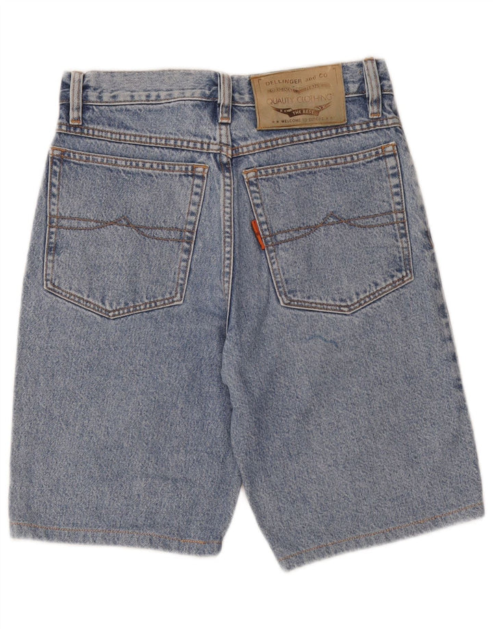 Vintage hombres pantalones cortos de mezclilla W30 algodón azul medio
