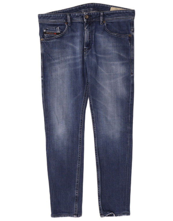 Diesel Vaqueros Slim Para Hombre W34 L29 Algodón Azul