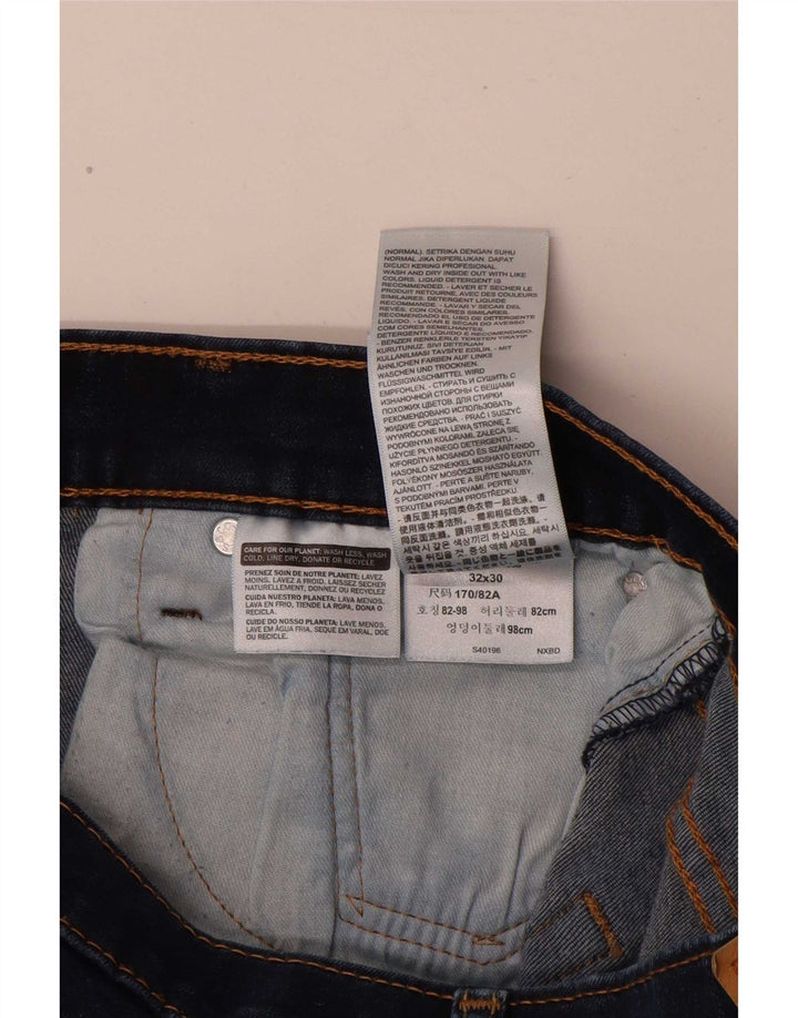 Levi's Hombre 511 Slim Jeans W32 L30 Algodón Azul Marino