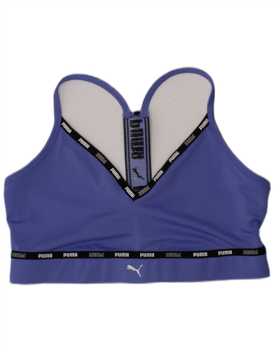 Puma Mujer Graphic Sport Bra Top Deportivo De Poliéster Azul Medio