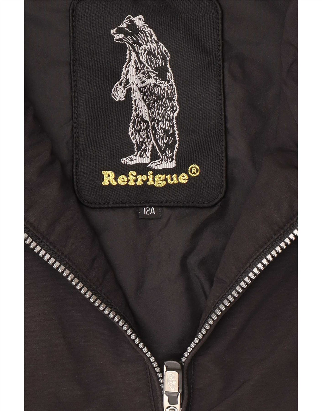 Refrigue Cazadora bomber para niño 13-14 años Nylon negro