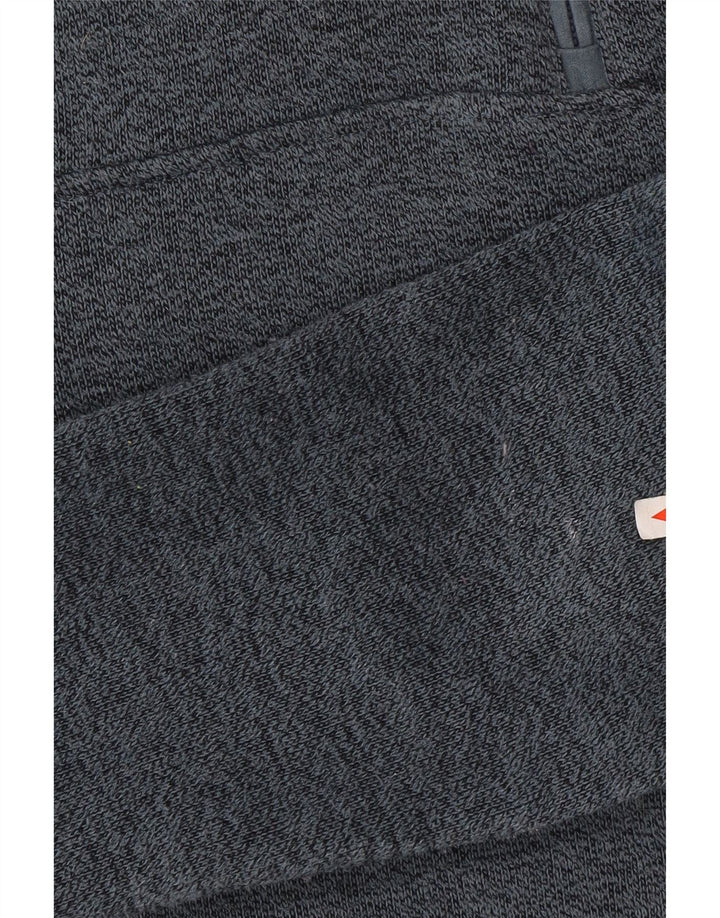 Weird Fish Sudadera con cuello y cremallera para mujer, talla 40, poliéster gris medio