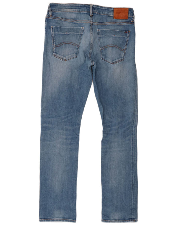 Tommy Hilfiger Vaqueros ajustados para hombre W34 L32 Algodón azul