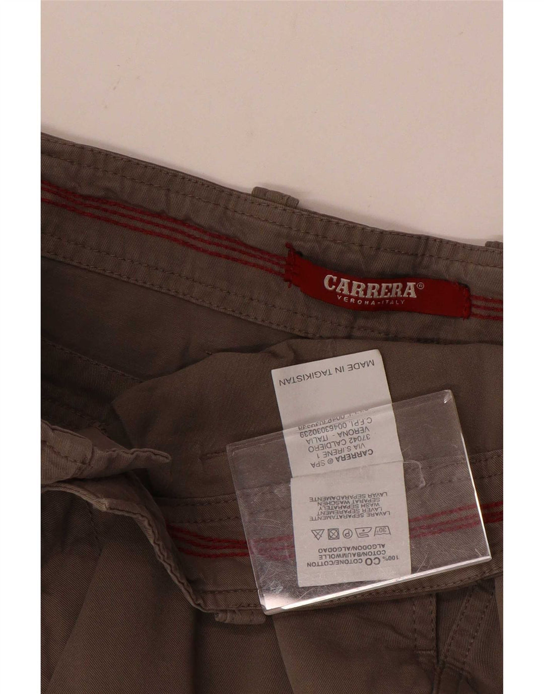 Carrera Pantalones cortos cargo para hombre W34 Algodón gris grande